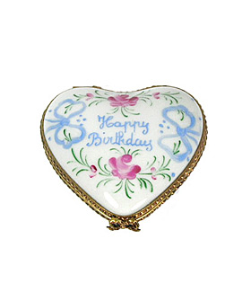 Limoges box birthday heart