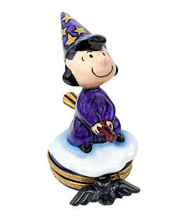 Peanuts Lucy Halloween Witch Limoges box