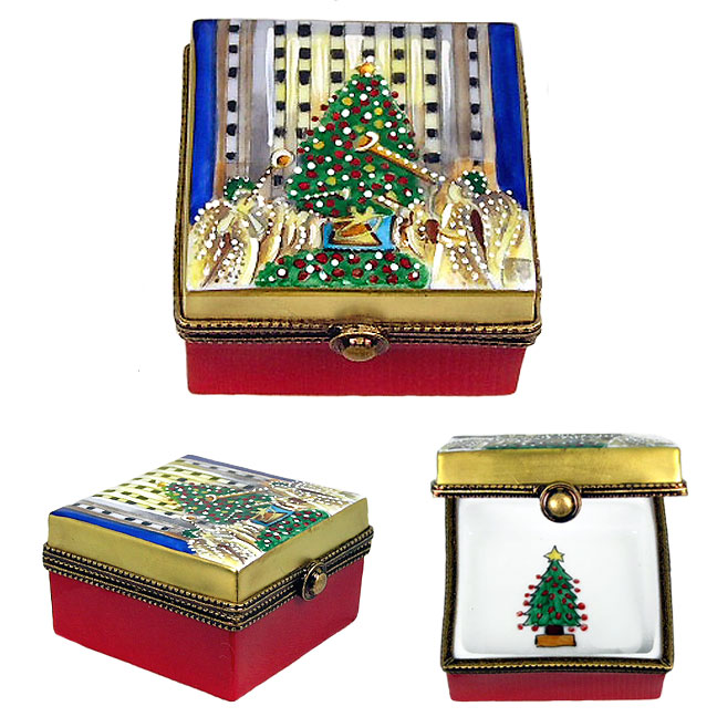 Rockefeller Center Christmas Tree Limoges Box