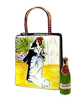 renoir dance bag with champagne