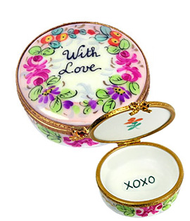 with love Limoges box from Rochard