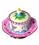 Rochard child's birthday cake Limoges box