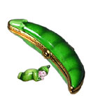 Limoges box baby pea in the pod