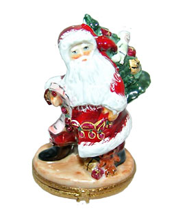Jingle Claus Limoges box Santa Lynn Haney by Artoria