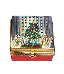Christmas at Rockefeller Center Limoges box