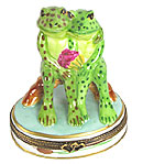 frog sweethearts Limoges box