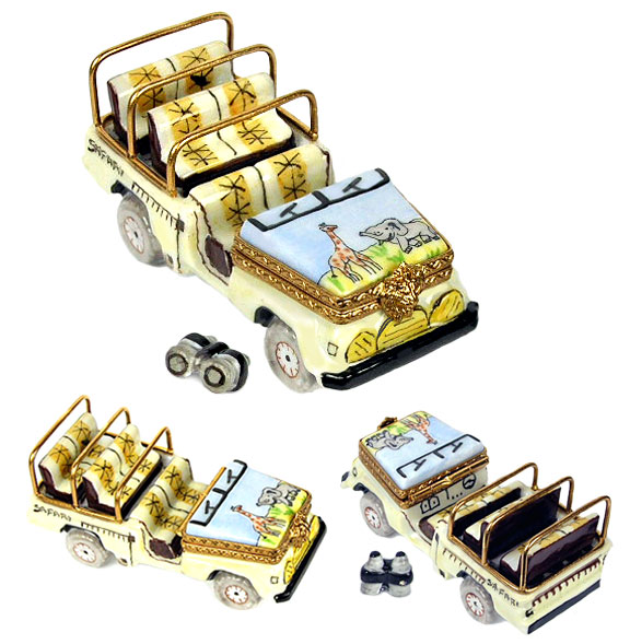 safari jeep limoges box
