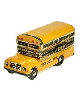 school bus Limoges box