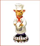 cow chef Limoges box