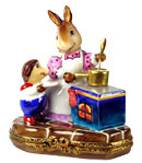 Mother rabbit cooking Limoges box